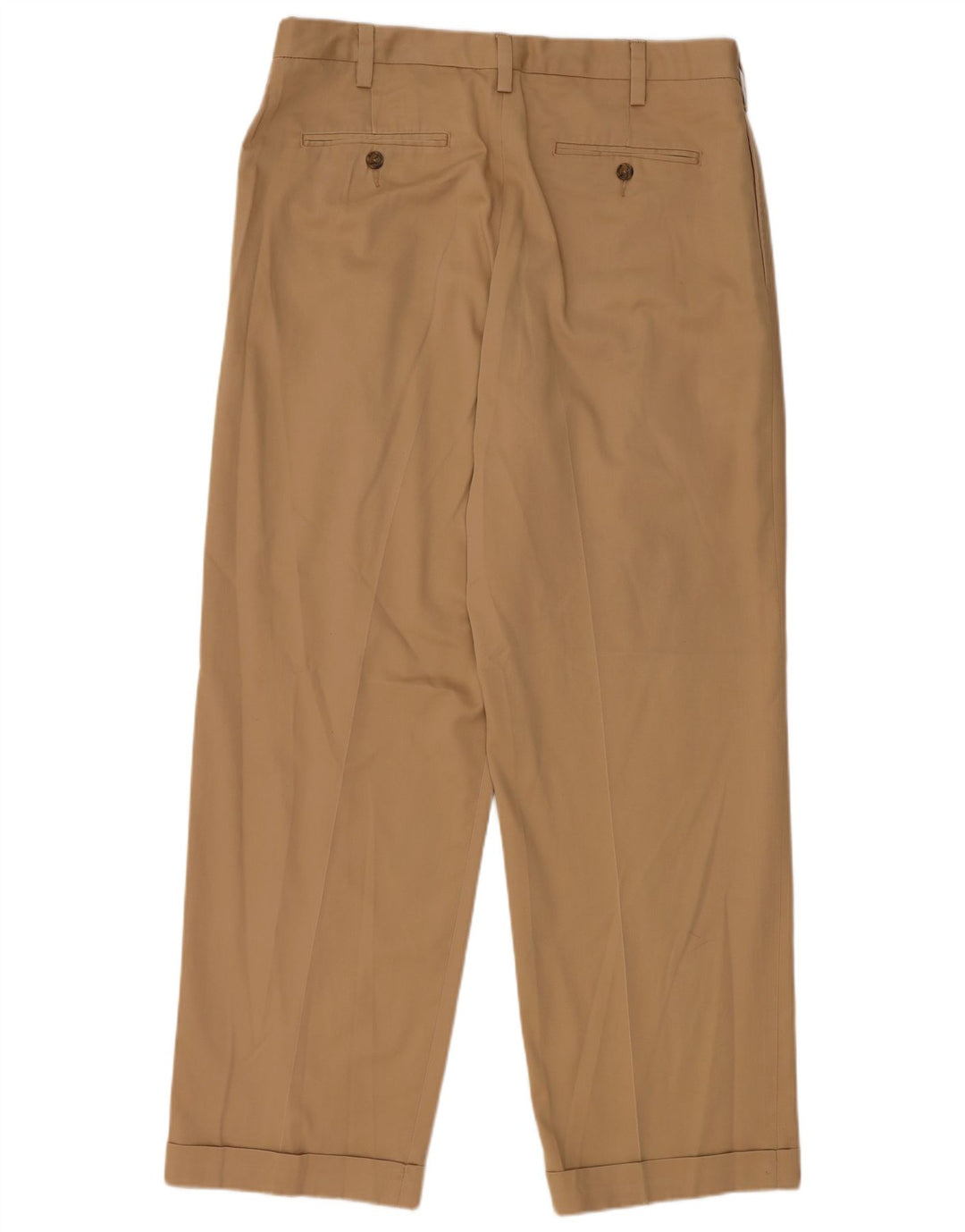 EDDIE BAUER Pantalon Chino Coupe Classique Homme W36 L32 Coton Beige