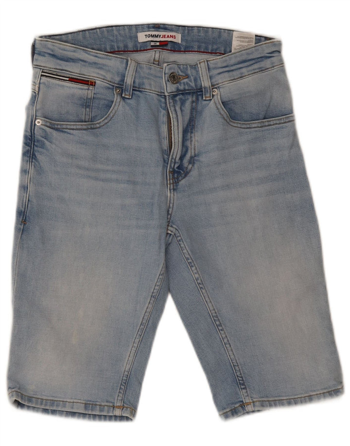 TOMMY HILFIGER Short En Jean Femme W28 Bleu Moyen Coton