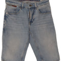 TOMMY HILFIGER Short En Jean Femme W28 Bleu Moyen Coton