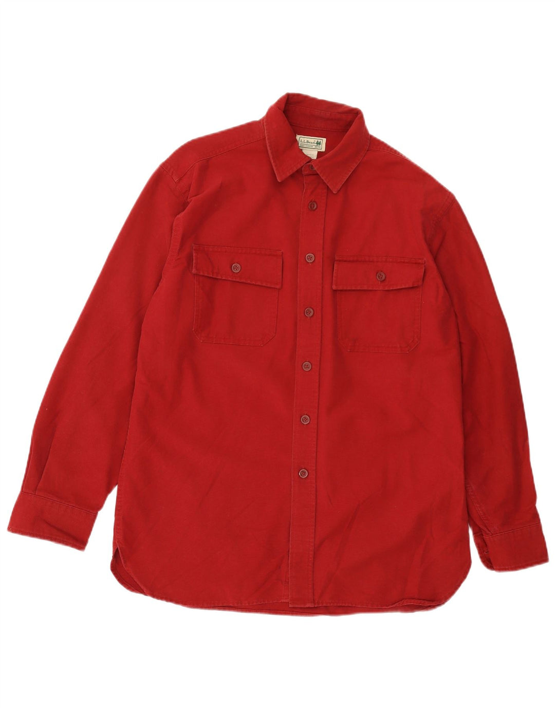 L.L.Bean Chemise Homme Coton Rouge Moyen