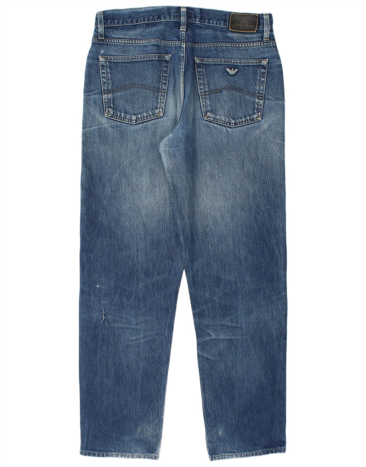 ARMANI JEANS Jean Fuselé Homme W36 L32 Bleu Coton