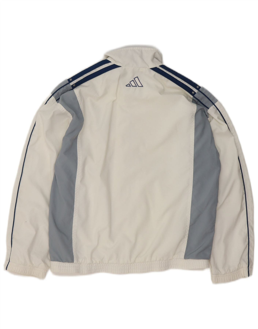 Adidas Veste de survêtement pour garçon 11-12 ans Blanc Colorblock Polyester