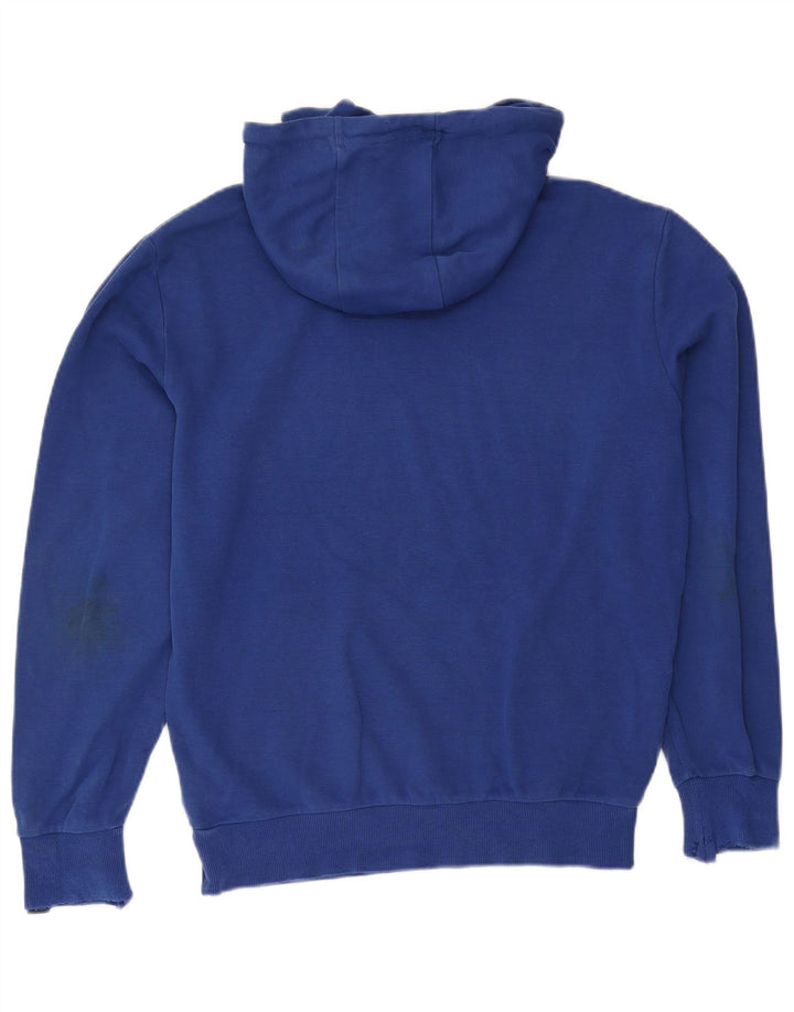Ellesse Pull à capuche graphique en coton bleu moyen |