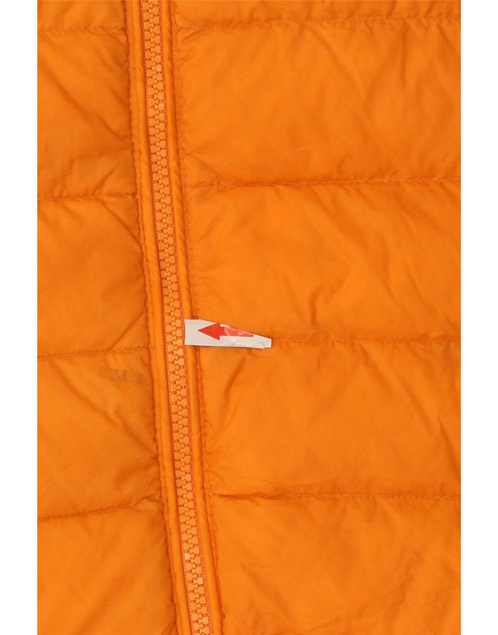 Geox Femme Gilet Rembourré UK 18 XL Orange Polyamide