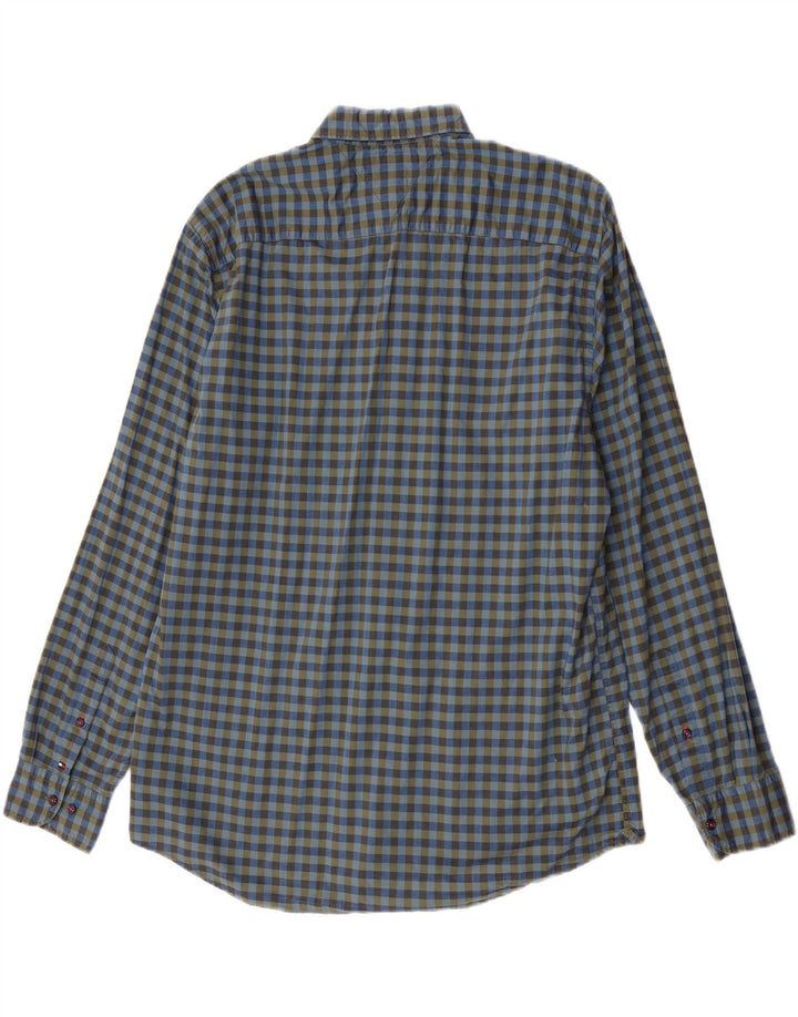Tommy Hilfiger Chemise Homme XL Bleu Vichy Coton
