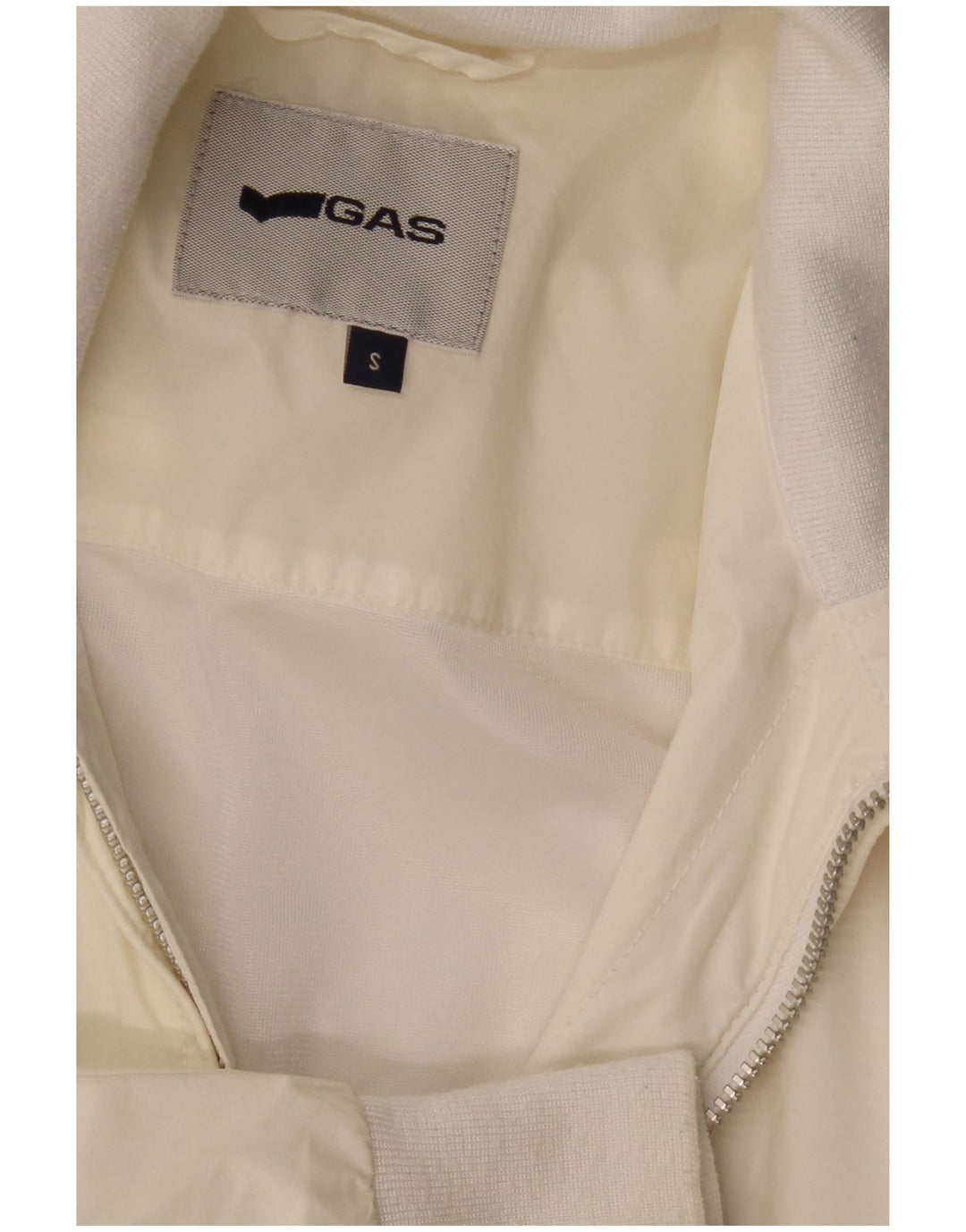 GAS Veste Bomber Homme UK 36 Petit Blanc Cassé