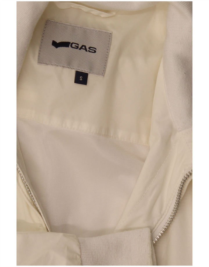 GAS Veste Bomber Homme UK 36 Petit Blanc Cassé