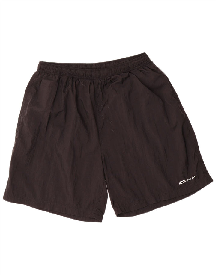 REEBOK Short de Sport Homme 2XL Nylon Noir