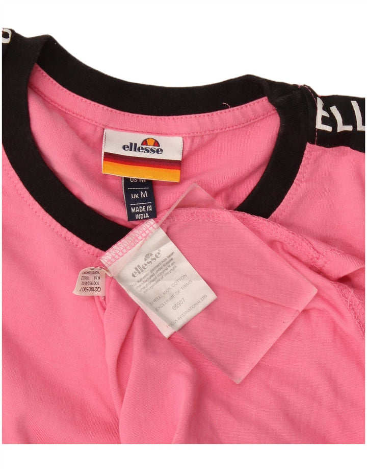 Ellesse T-Shirt Graphique Homme Rose Moyen Colourblock