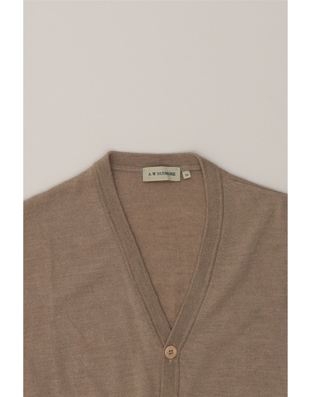 A.W.DUNMORE Mens Cardigan Sweater IT 54 XL Grey Wool Vintage A.W.Dunmore and Second-Hand A.W.Dunmore from Messina Hembry 
