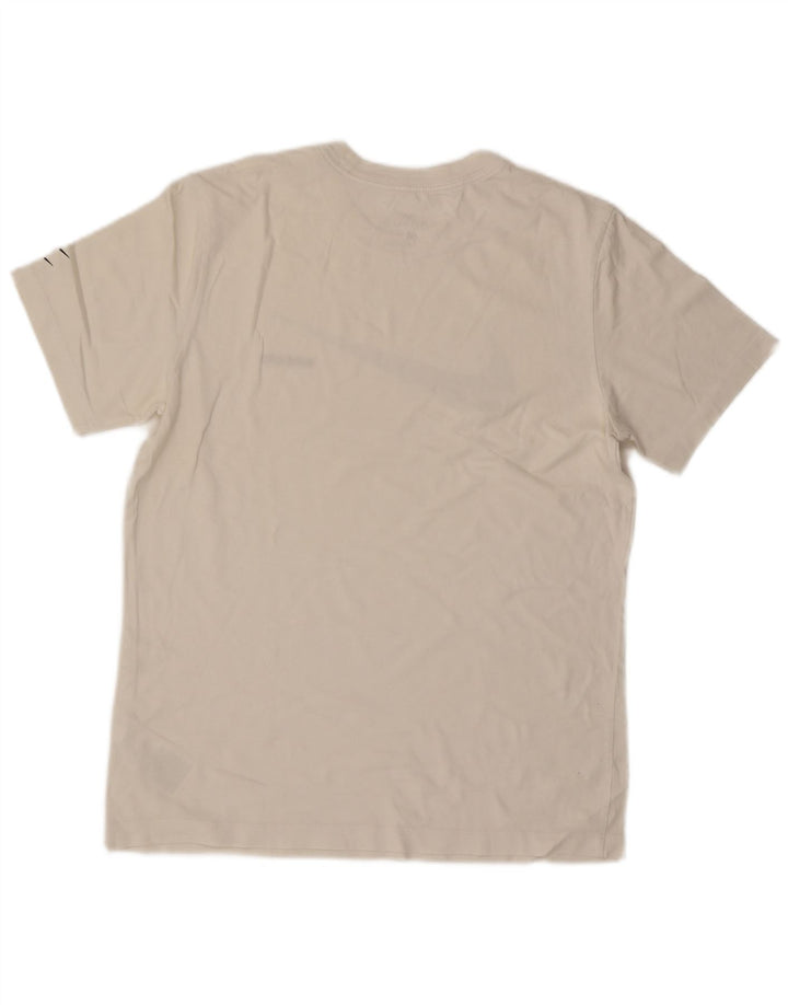 Nike T-shirt graphique pour homme en coton blanc moyen