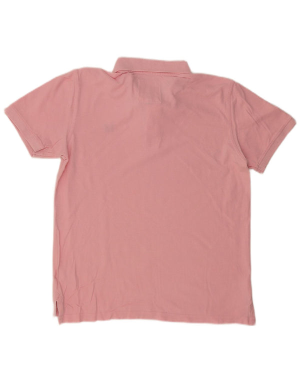 CREW CLOTHING Polo Homme Petit Rose Coton