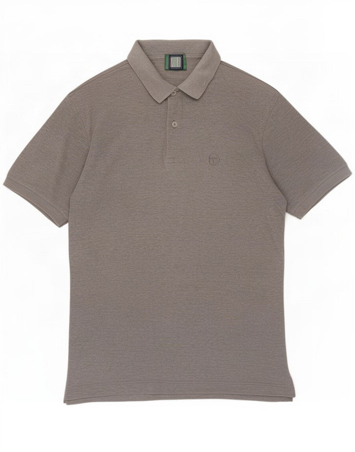 Sergio Tacchini Polo Homme Gris Moyen Moucheté