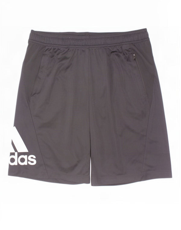 Adidas Short de sport Aeroready Graphic pour garçon 15-16 ans XL Noir Polyester