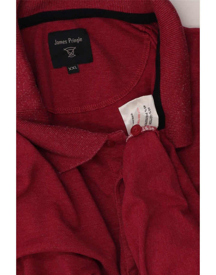 Pringle Polo Homme 2XL Rose Coton