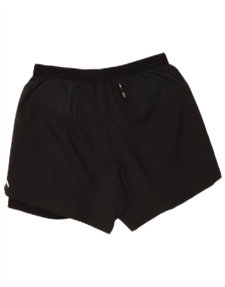 Nike Short de sport Dri Fit pour femme UK 12 Noir moyen