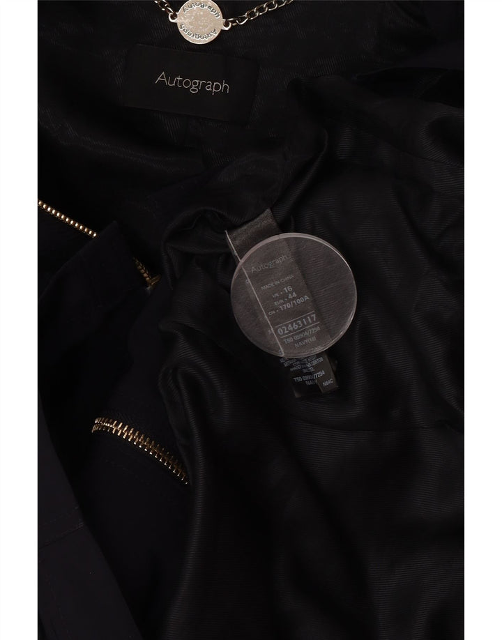 Marks & Spencer Veste utilitaire autographe pour femme UK 16 Large Bleu marine