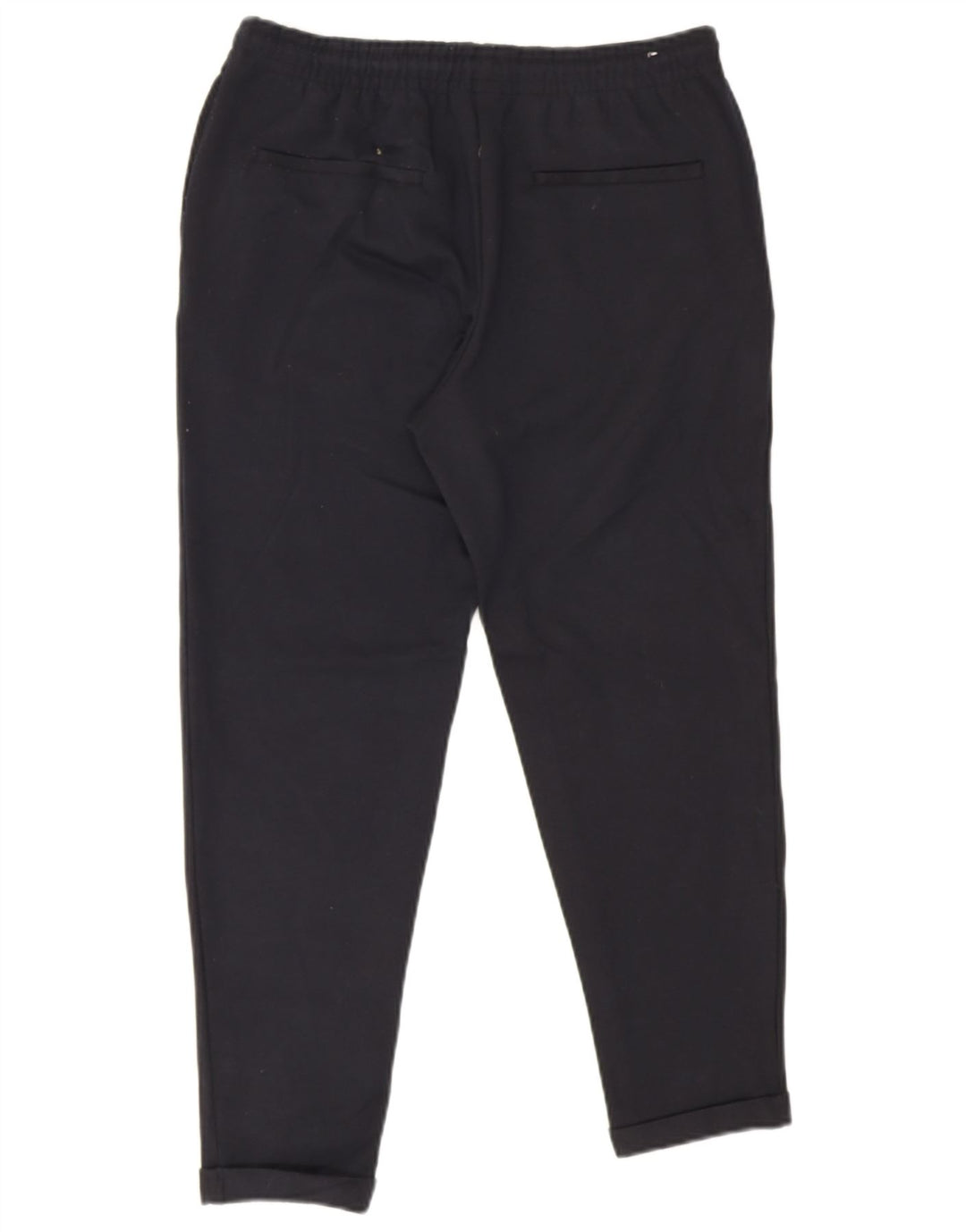 Zara Pantalon De Survêtement Court Homme Bleu Marine Moyen Polyester
