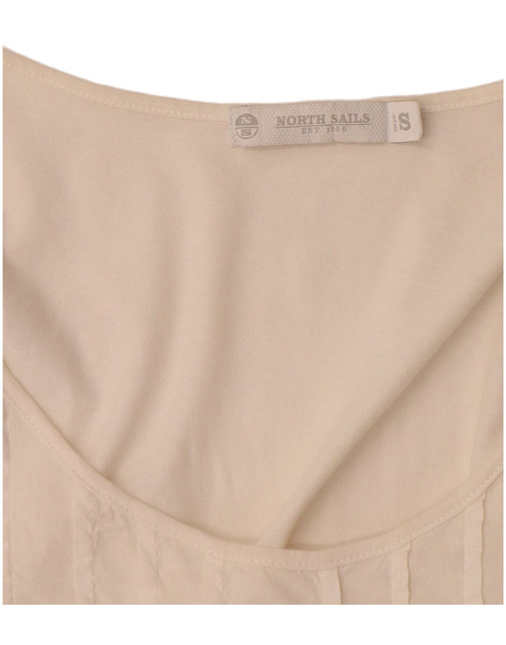 North Sails Chemisier sans manches pour femme UK 10 Petit Blanc