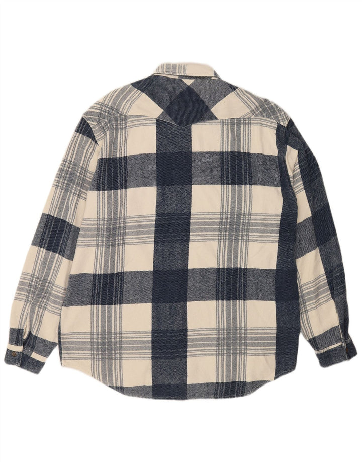 Carrera Chemise en Flanelle XL Bleu à Carreaux Homme