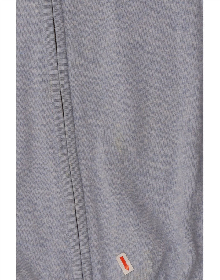 LEVI'S Pull Cardigan Femme UK 10 Petit Bleu Coton