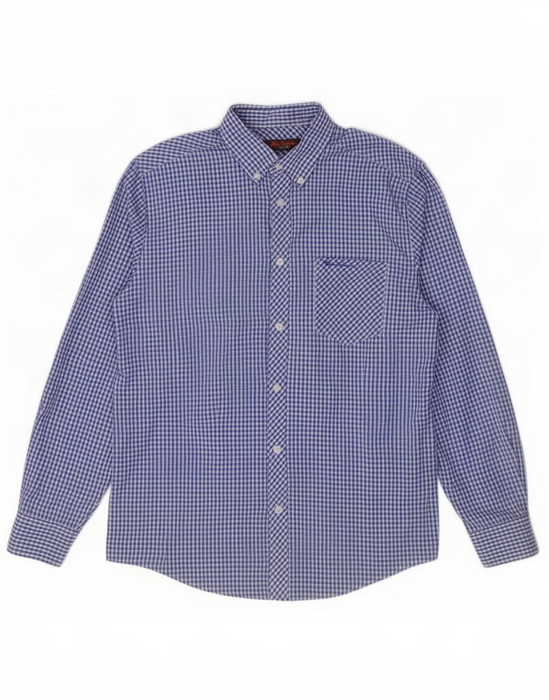 Ben Sherman Chemise Homme Bleu Moyen Vichy Coton