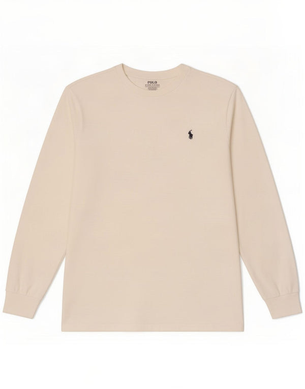 Polo Ralph Lauren Haut à manches longues pour garçon 15-16 ans XL Blanc Coton