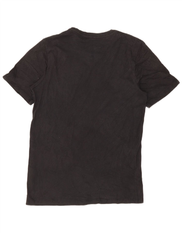 NIKE T-shirt coupe athlétique pour hommes, petit, en coton noir
