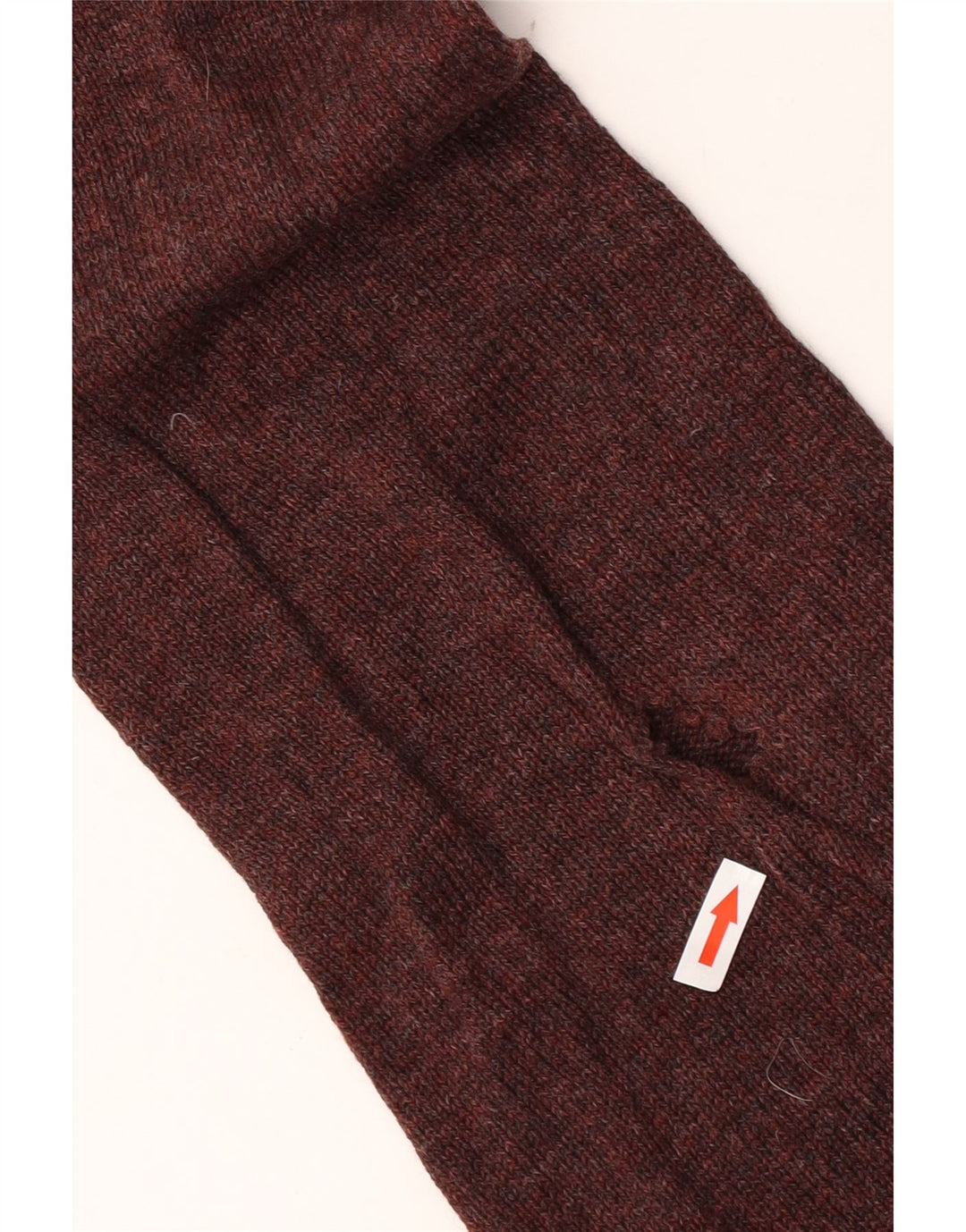 Marks & Spencer Pull col zippé pour homme XL en laine d'agneau mouchetée marron