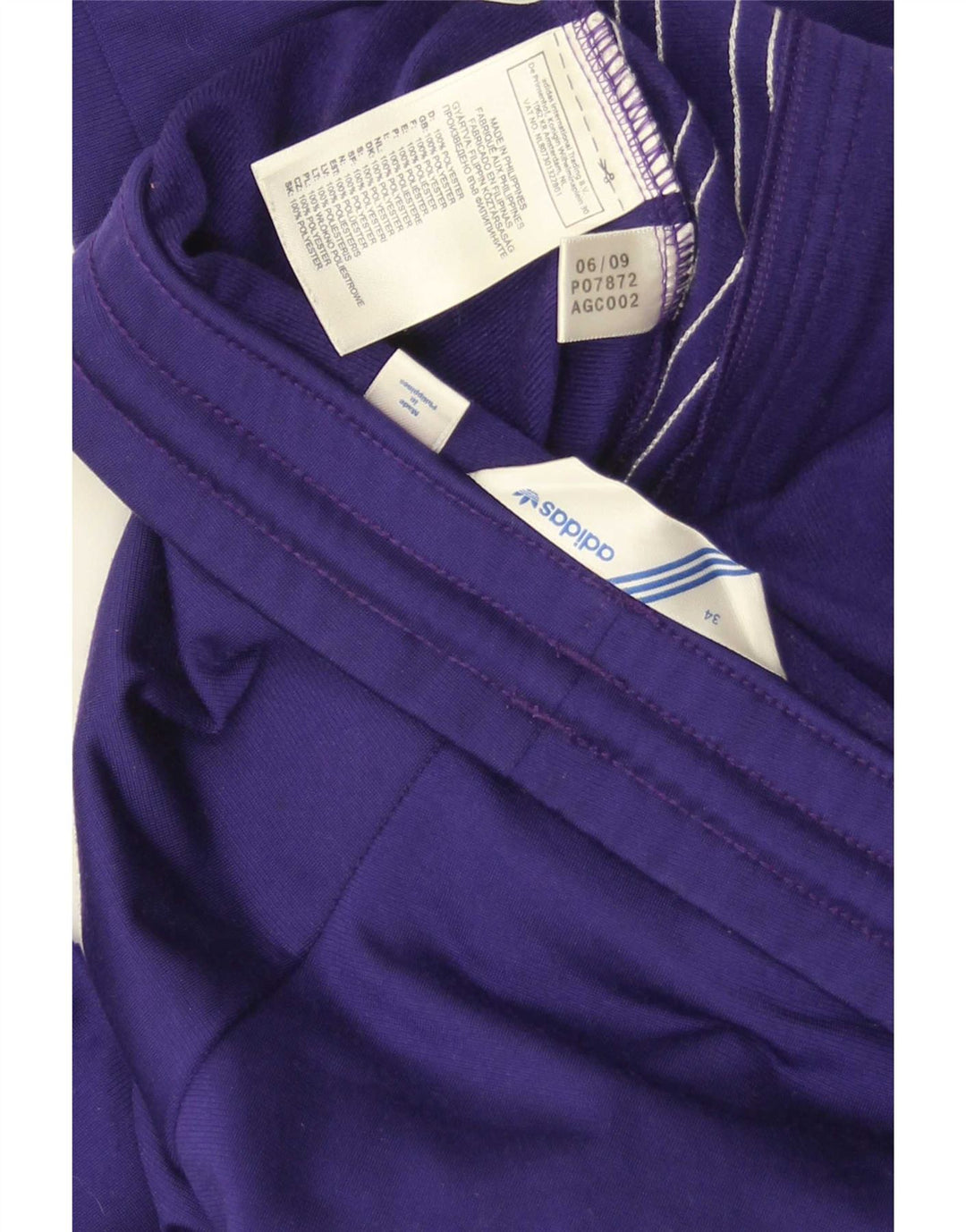 Adidas Pantalon de survêtement femme EU 34 XS Violet Polyester
