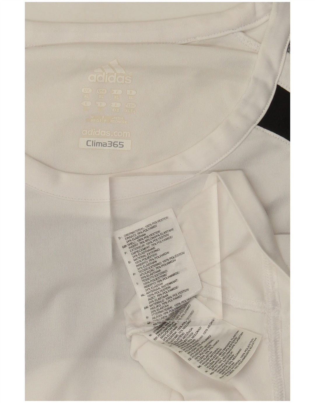 Adidas Hommes Clima 365 Débardeur XL Blanc Colorblock Polyester