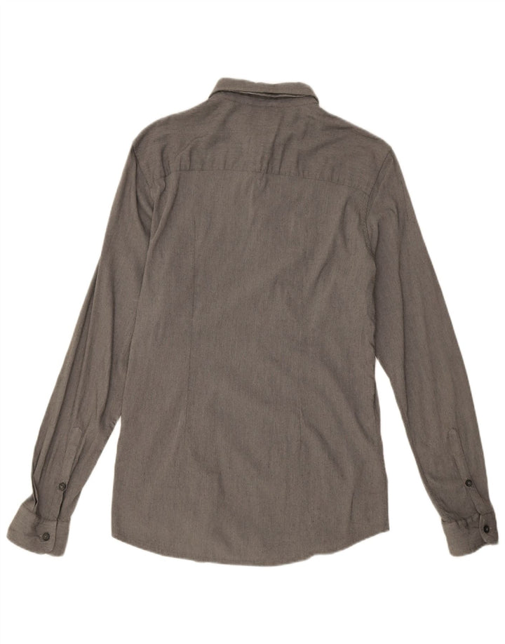 Daniele Alessandrini Chemise Homme Large Gris Viscose