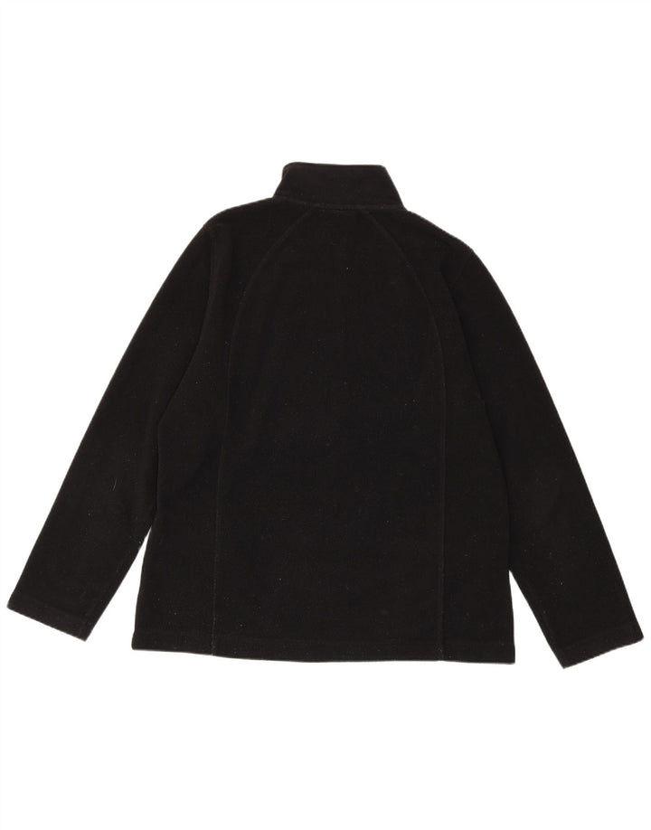 Trigema Veste polaire pour femme UK 16 Large Noir Polyester