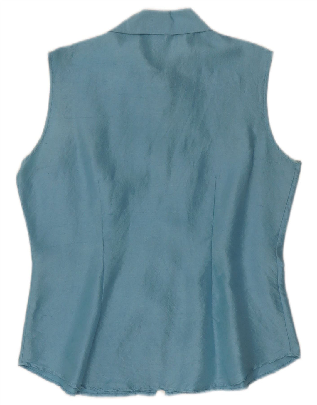 Project Chemisier sans manches pour femme UK 10 Petite soie bleue
