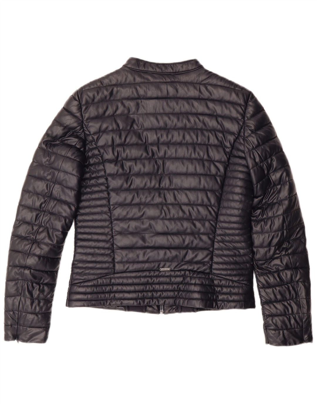 GUESS Veste matelassée pour femme UK 14 Medium Navy Blue Polyuréthane