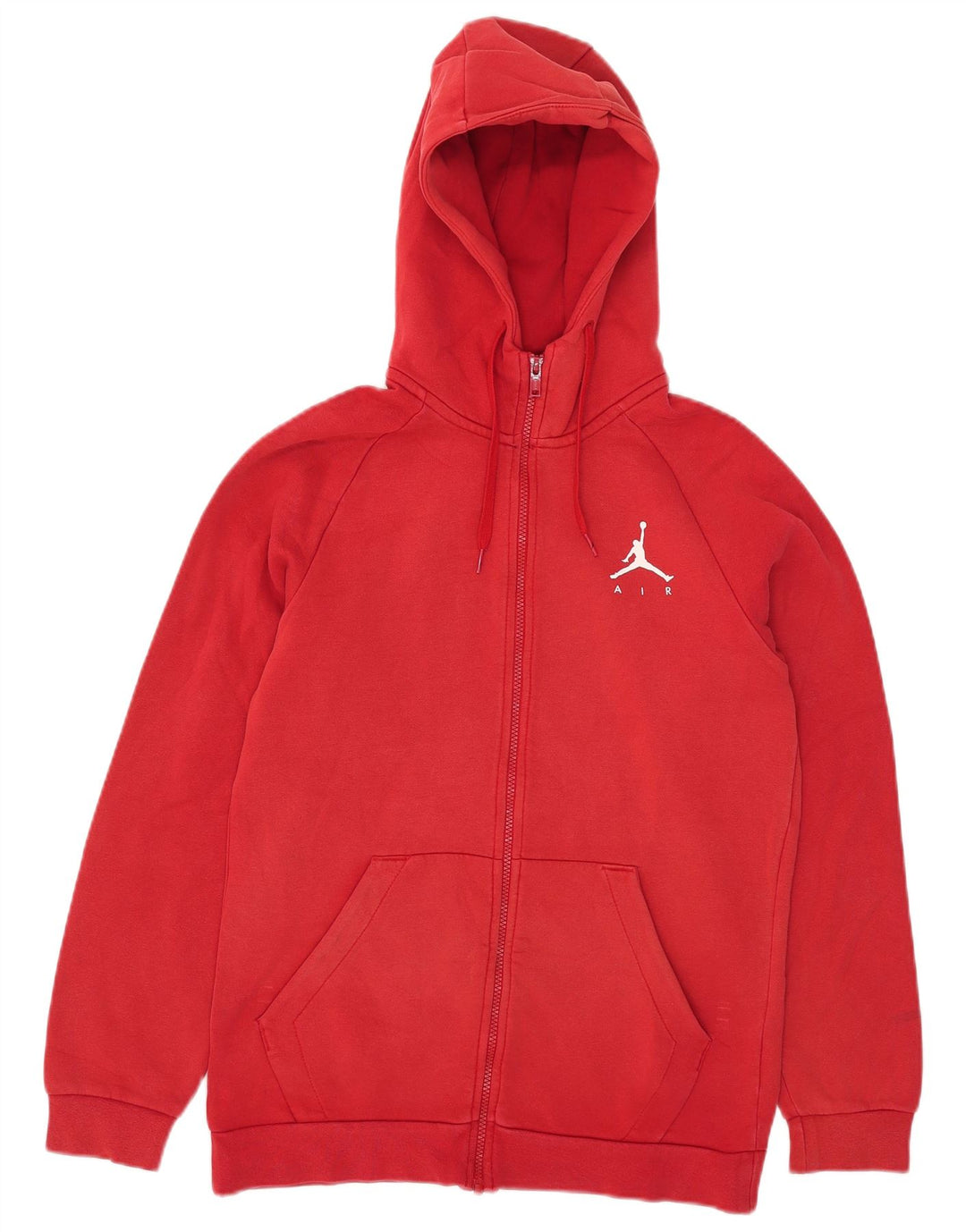 Jordan Pull à capuche zippé pour homme Petit coton rouge