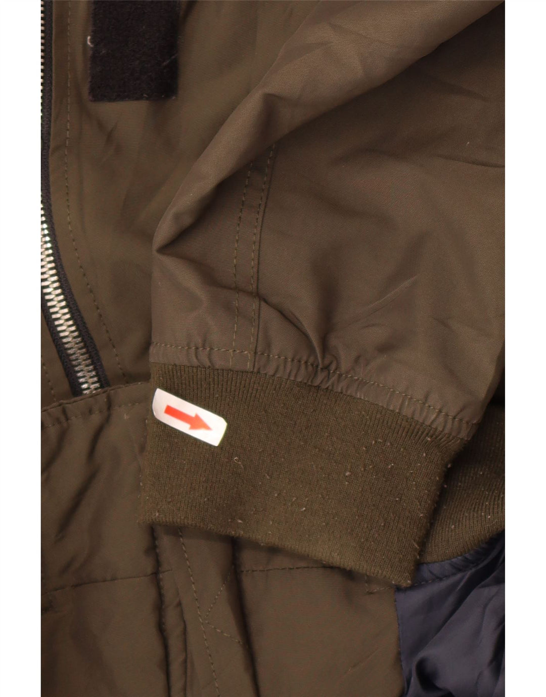 Zara Bomber Jacket Homme UK 40 Large Kaki