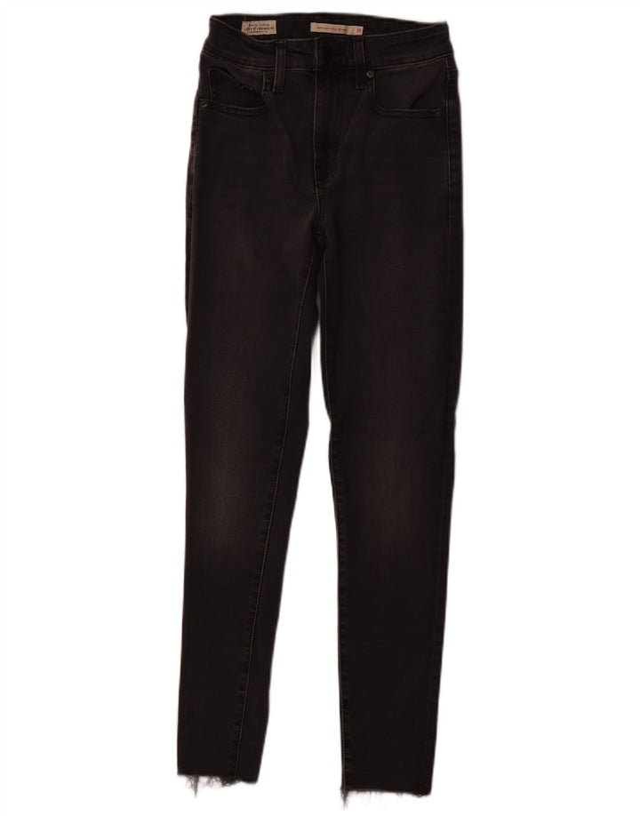 LEVI'S Jean Skinny Taille Haute 721 Femme W25 L27 Noir