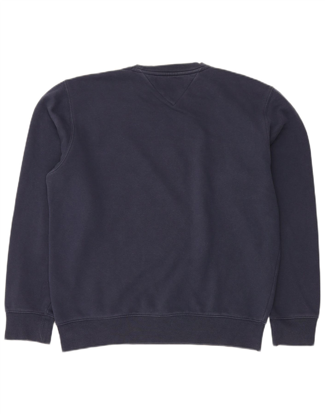 TOMMY HILFIGER Sweat-Shirt Homme Large Bleu Marine Coton