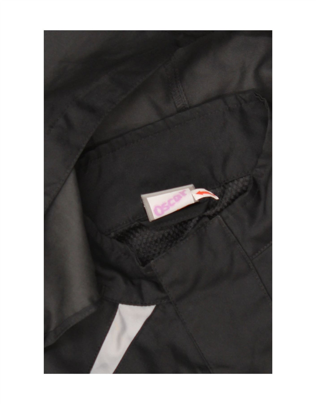 NIKE Veste de pluie à capuche pour garçon 12-13 ans Large Noir Colorblock Polyester