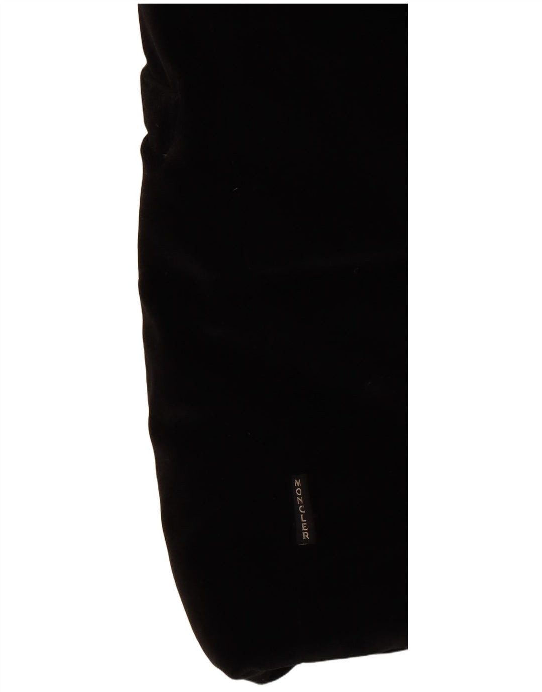 Moncler Veste matelassée en velours surdimensionnée pour femme Taille 0 XS Coton noir