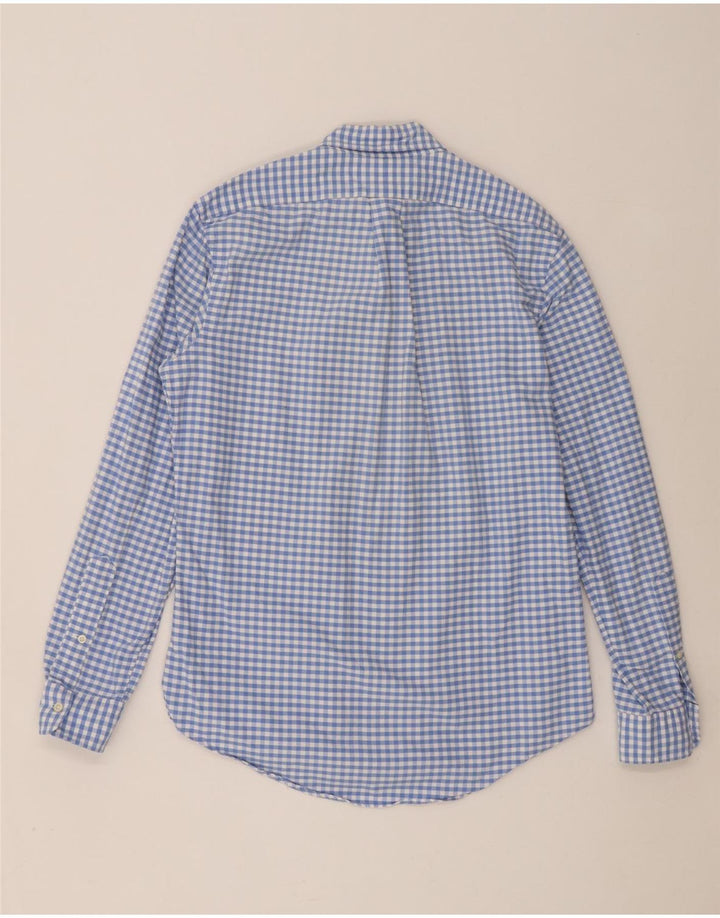 Ralph Lauren Chemise sur mesure pour homme Petit coton vichy bleu