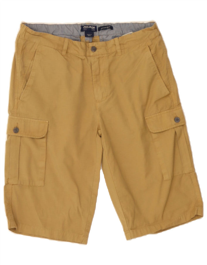 WOOLRICH Boys Cargo Shorts 15-16 Years W32 Brown Cotton Vintage Woolrich and Second-Hand Woolrich from Messina Hembry 