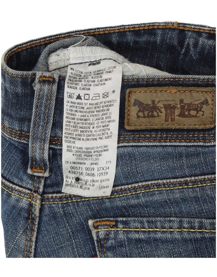 Levi's Jean Slim 571 Femme W27 L31 Bleu Coton