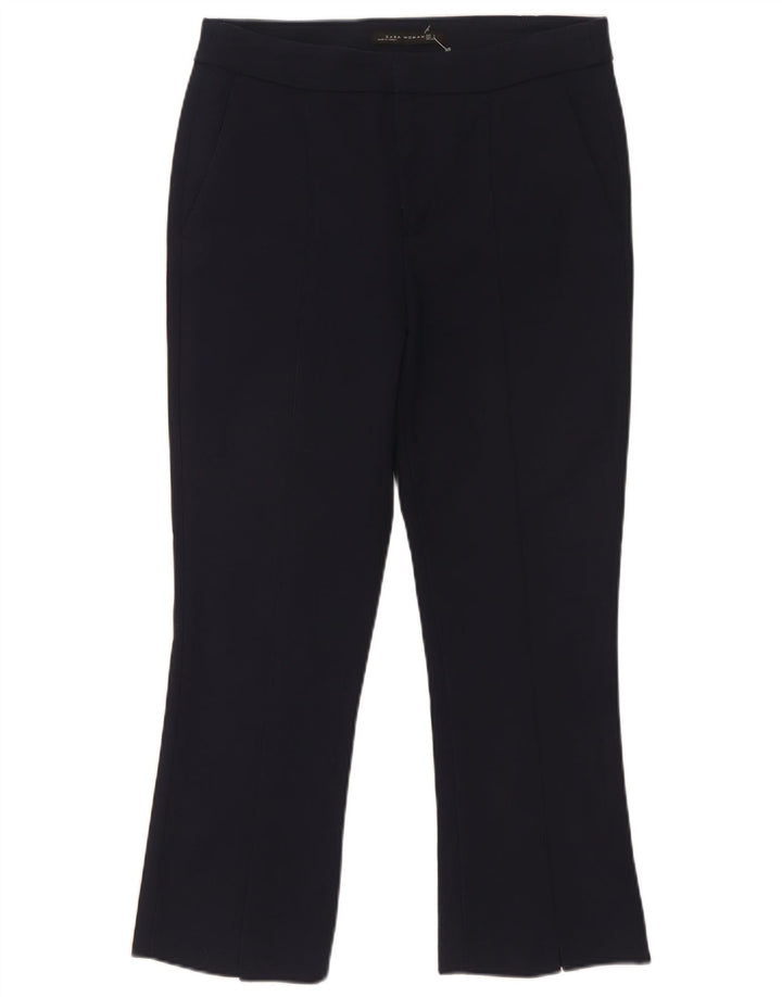 Zara Pantalon Chino Bootcut Femme Petit W29 L26 Bleu Marine