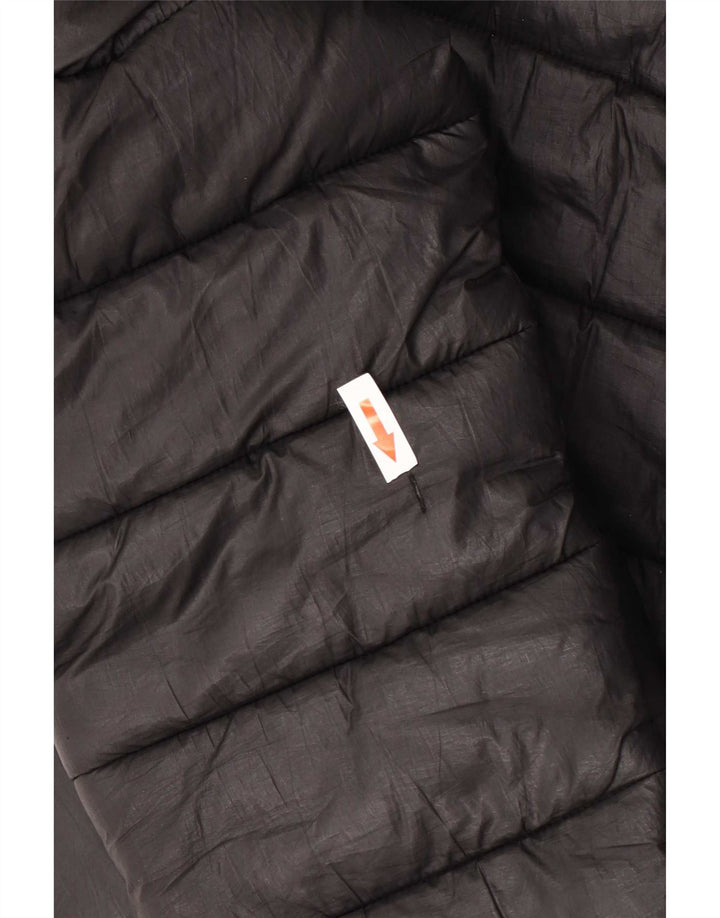 Champion Veste matelassée à capuche pour femme UK 12 Medium Noir Polyester