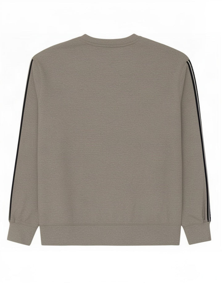 Jack Wills Sweat-shirt graphique pour homme en coton color block Gris Taille L