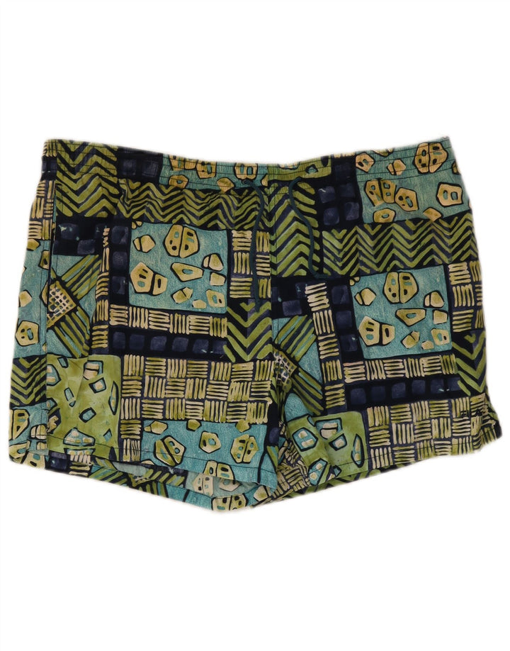 Fila Short de Bain Homme Large Coton Géométrique Multicolore
