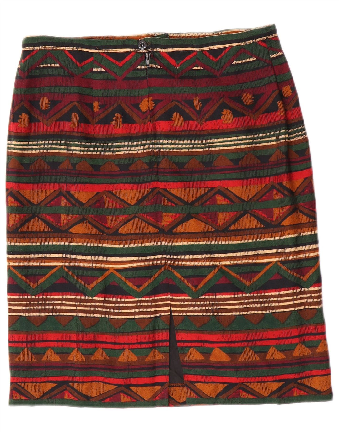 jupe crayon femme vintage W28 Moyenne Multicolore Géométrique