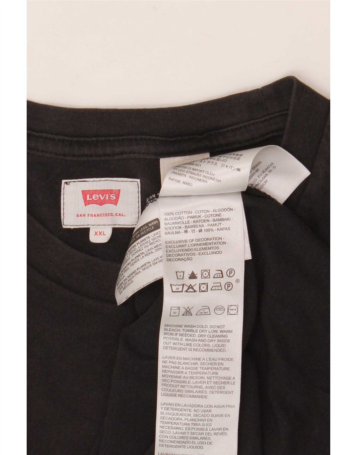 Levi's T-Shirt Homme Noir 2XL Coton